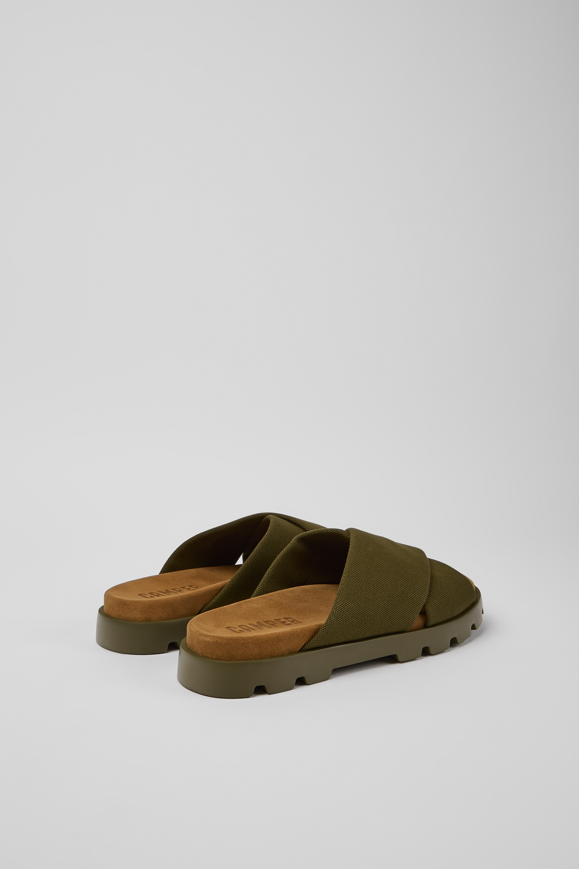 Brutus Sandal - Green recycled cotton sandals for men