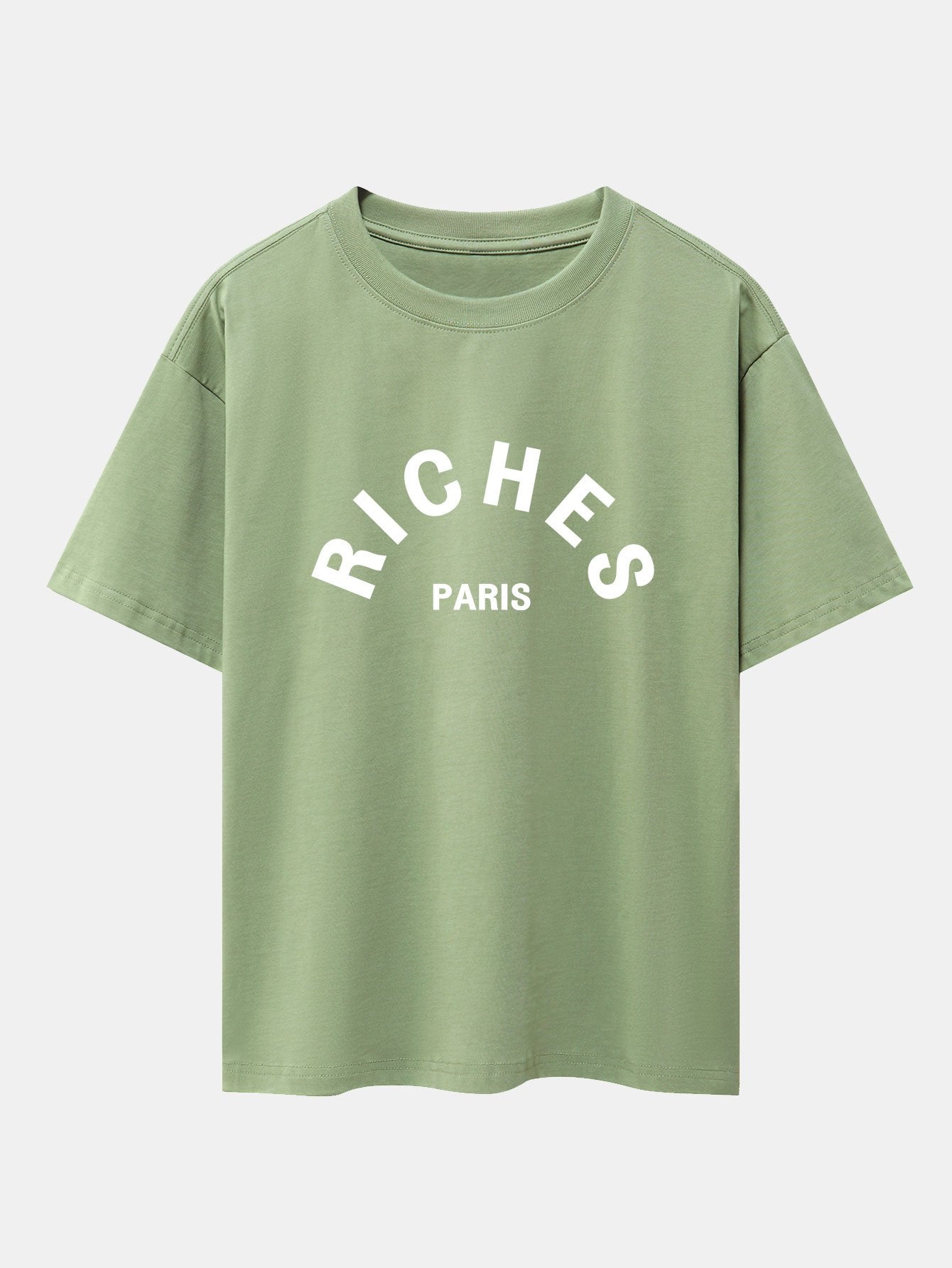 Riches Paris Print Oversize T-Shirt