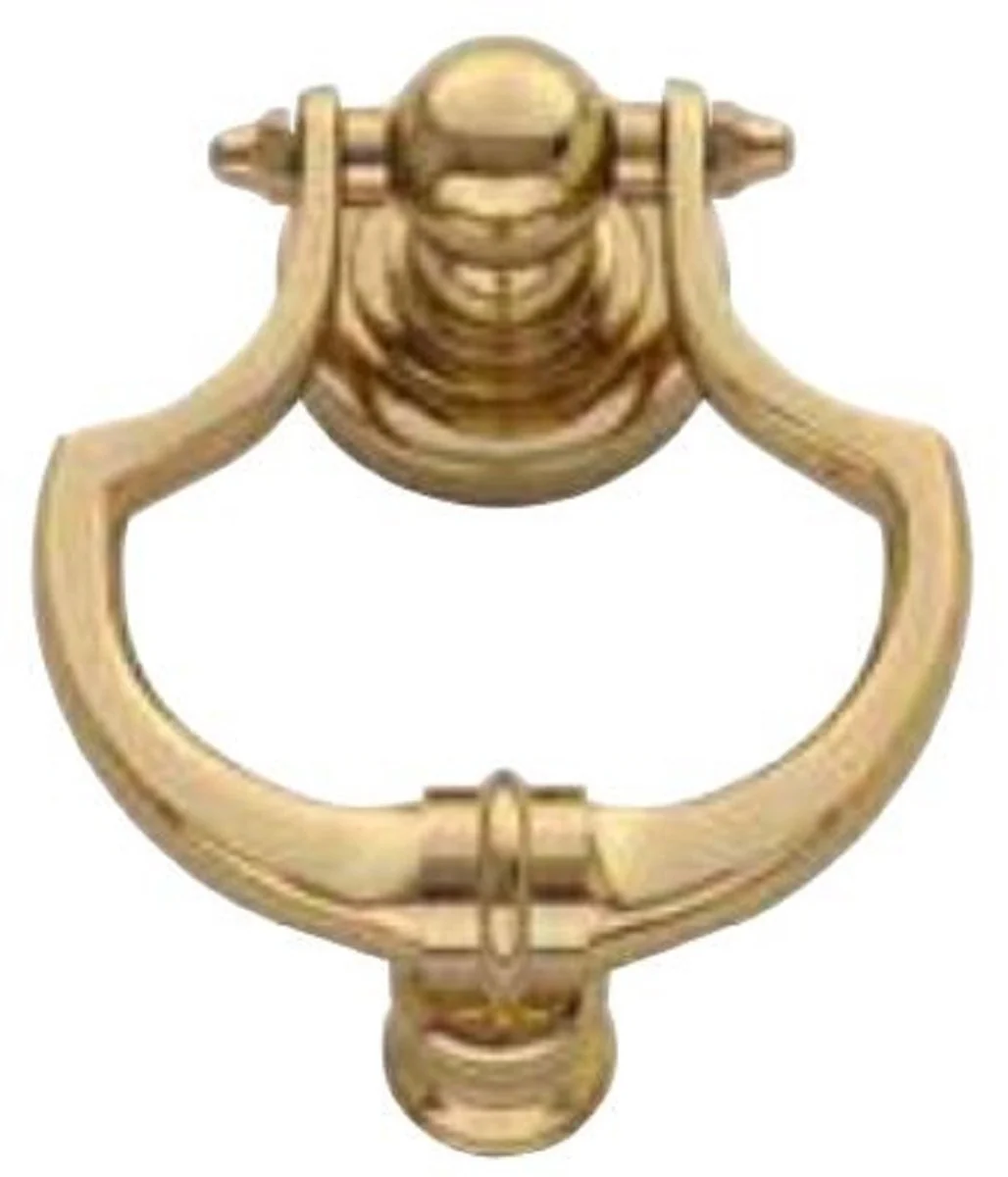 Casa Padrino aldaba barroco de lujo oro 11 x A. 14 cm - Elegante aldaba de latón - Accesorios para el hogar en estilo barroco