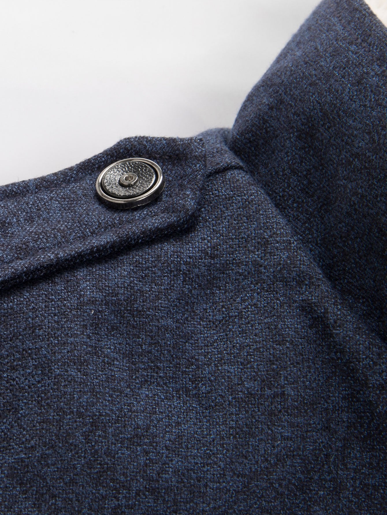 Teddy Lined Funnel Neck Wool Look Coat