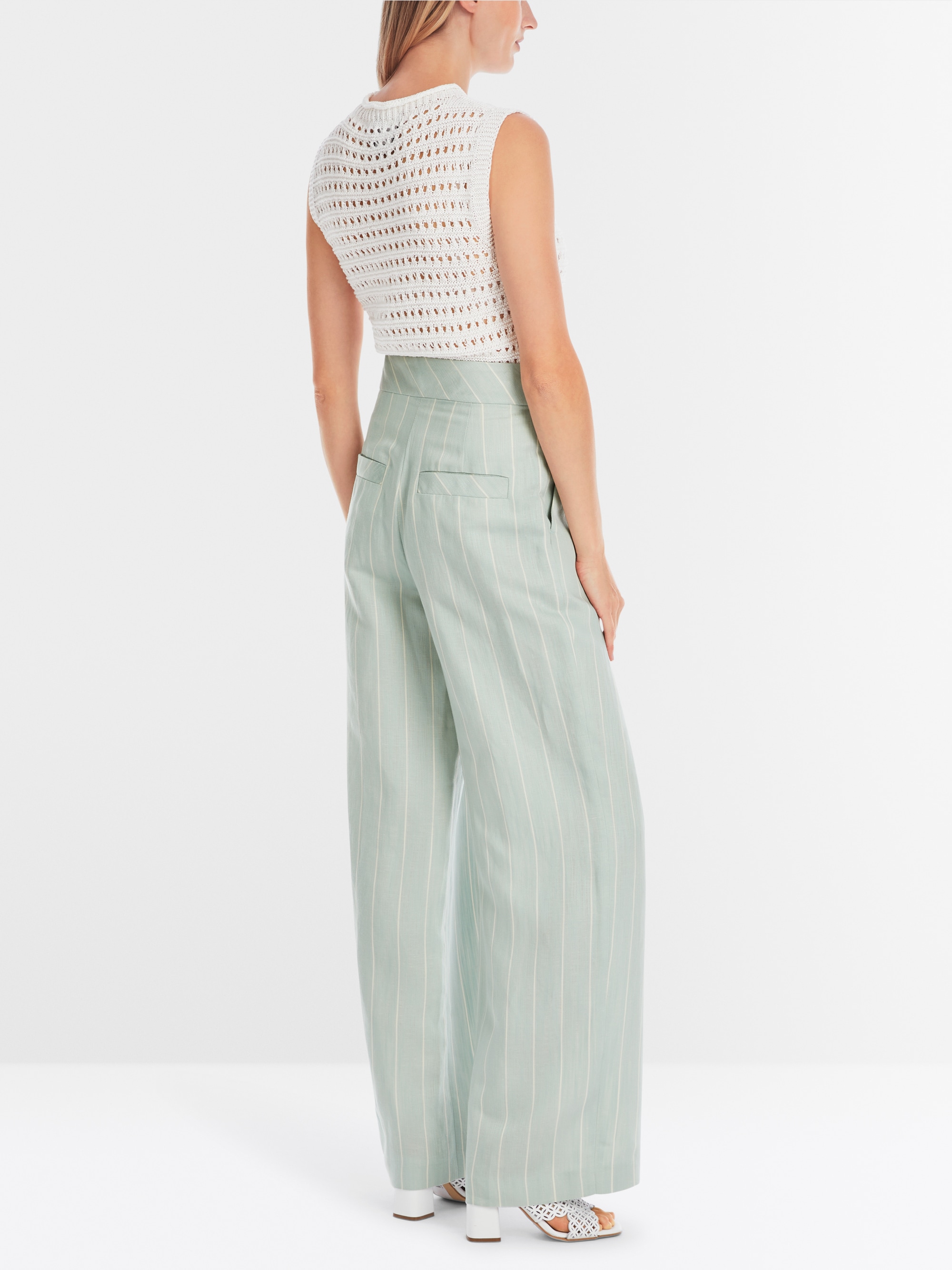 Marc-Cain WICHITA striped puddle pants