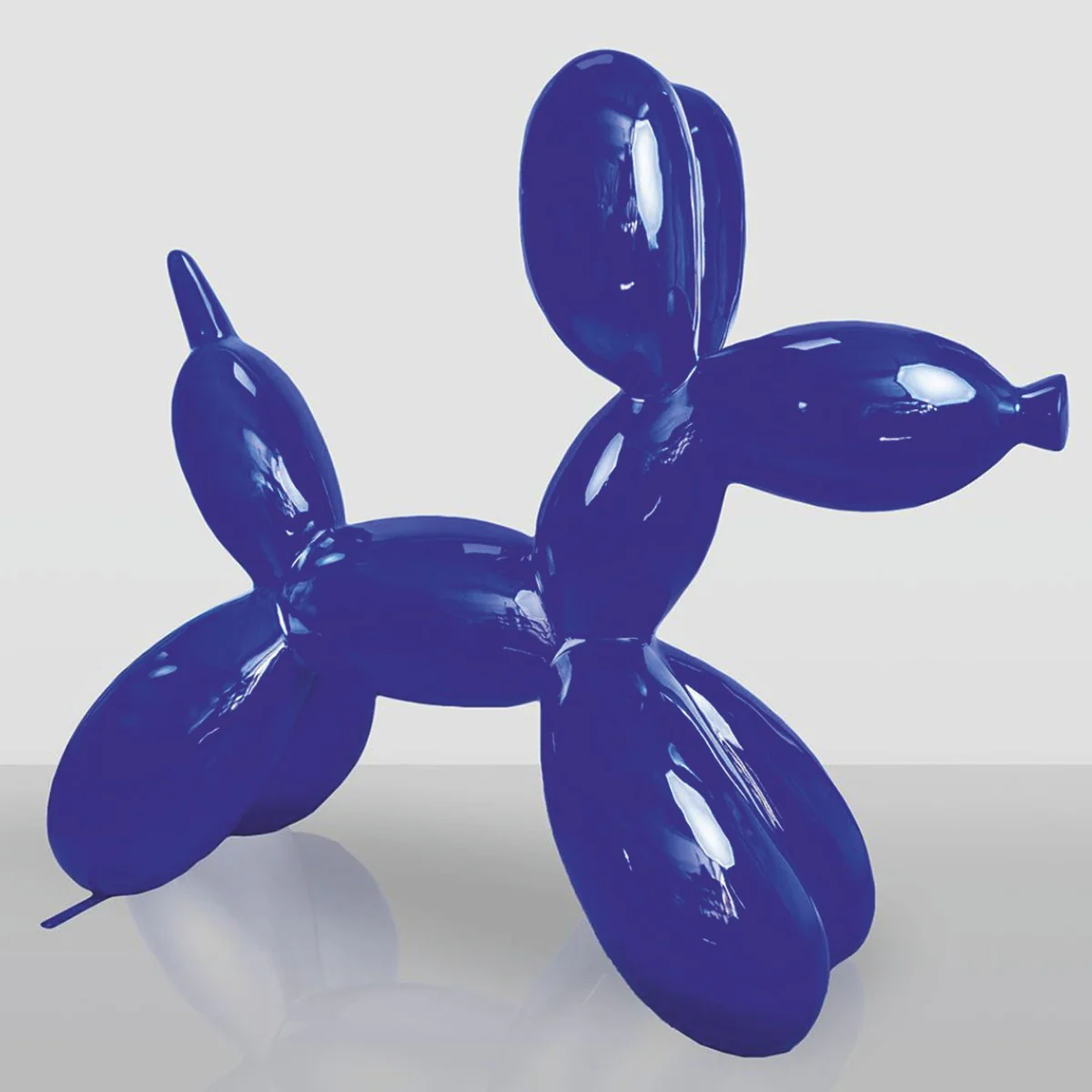 Casa Padrino escultura decorativa XXL perro globo azul 210 cm - Figura gigante para jard¨ªn