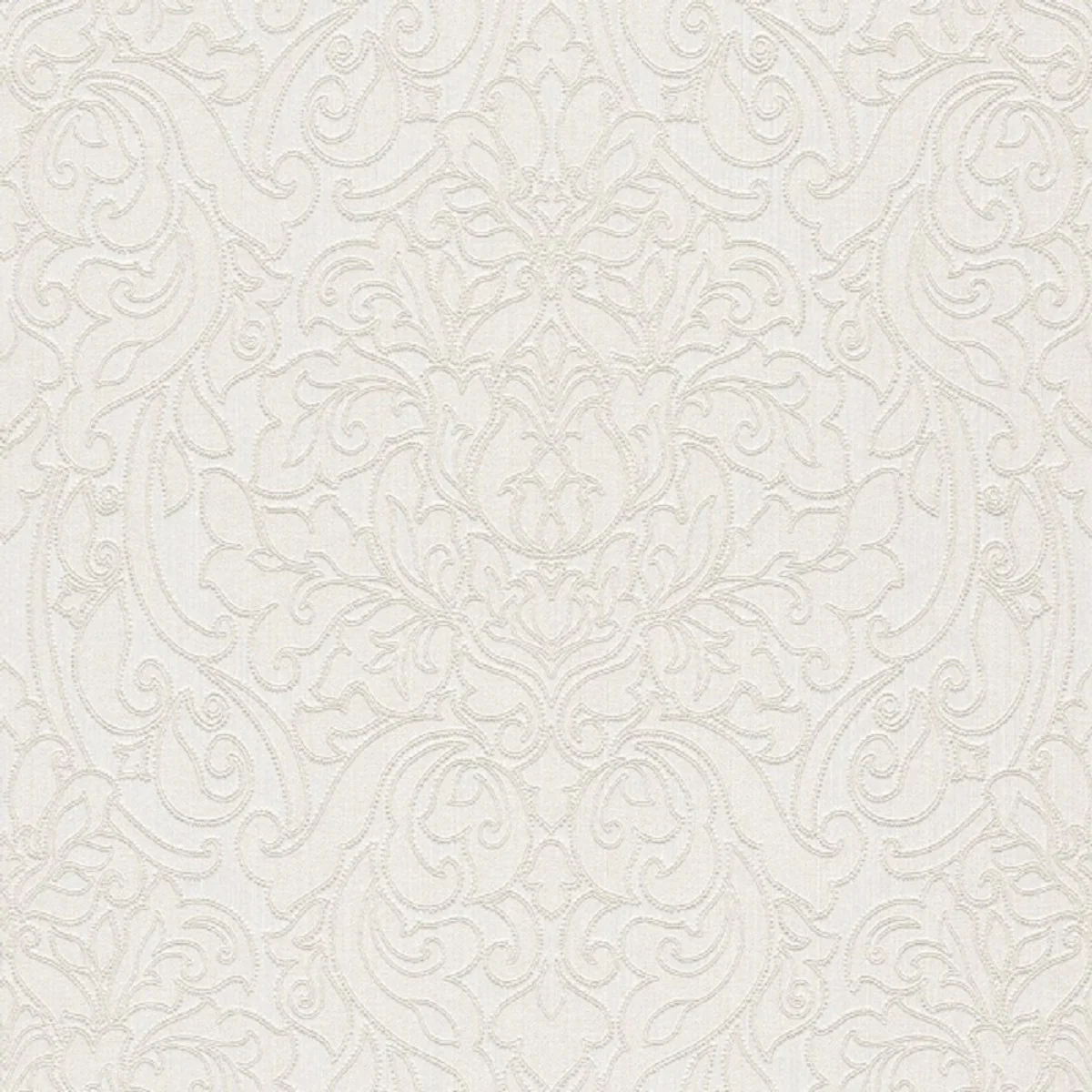 Casa Padrino papel tapiz textil barroco blanco / beige 10,05 x 0,53 m - Accesorios de Decoración