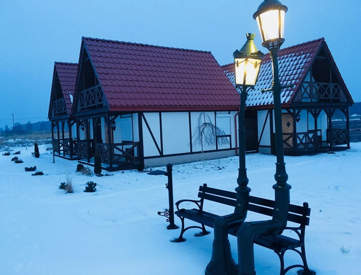 Casa Padrino linternas de jard¨ªn Art Nouveau con banco de jard¨ªn verde / marr¨®n / negro - Iluminaci¨®n exterior