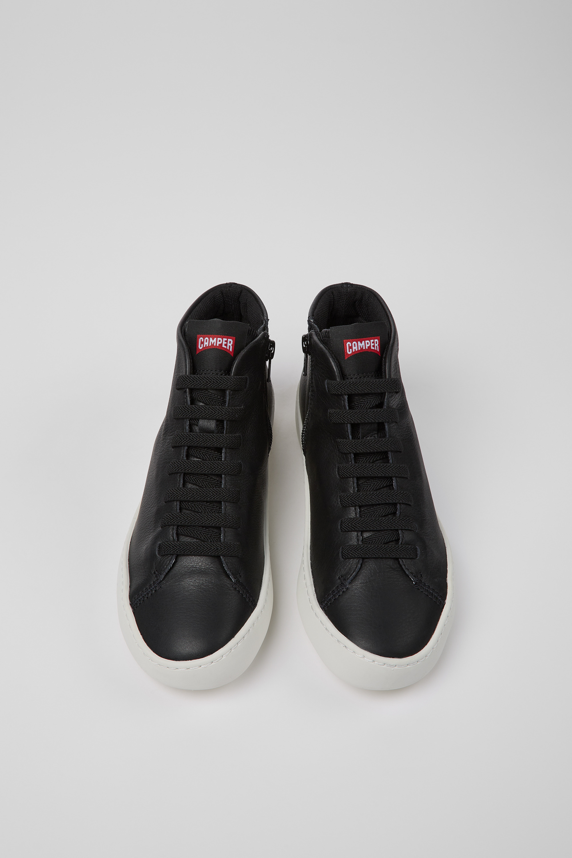 Peu Touring - Black leather sneakers for women