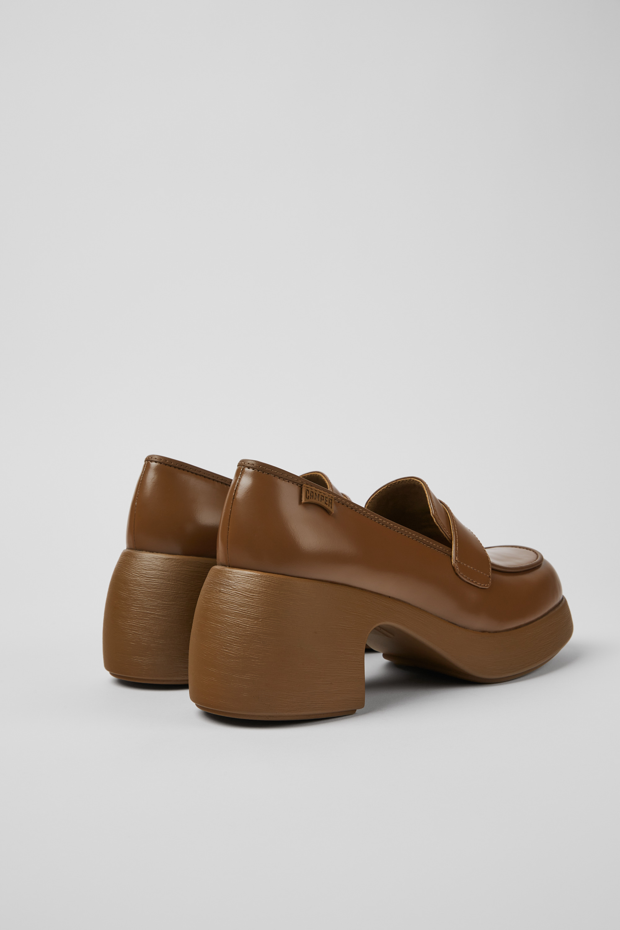 Thelma - Brown leather shoes for women