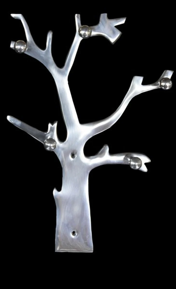 Casa Padrino Designer Wall Key and necklace holder made of aluminum, height 41 cm, width 29 cm - Wall Key Chain, Jewelry Tree - wall decoration