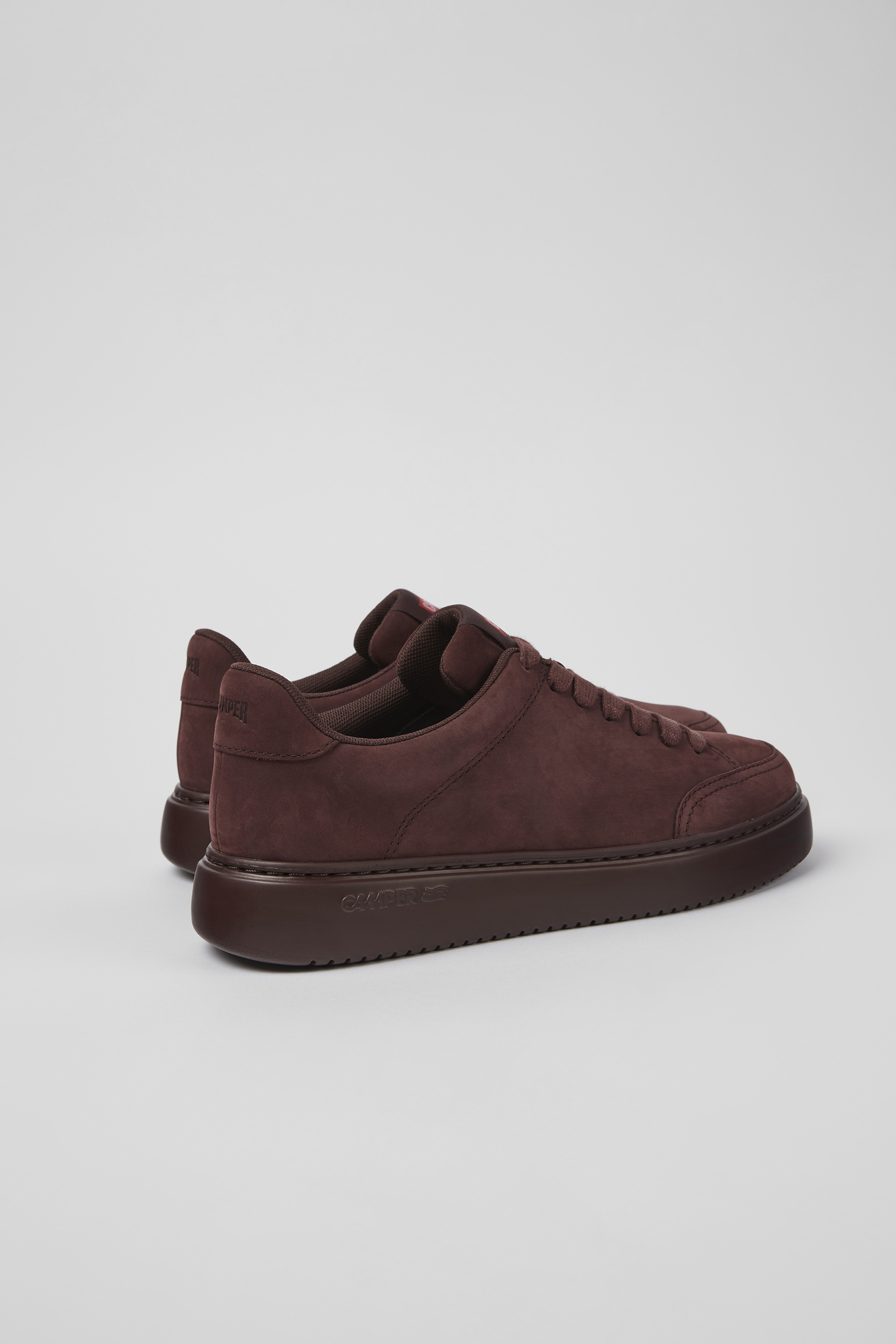 Runner K21 - Burgundy nubuck sneakers for women