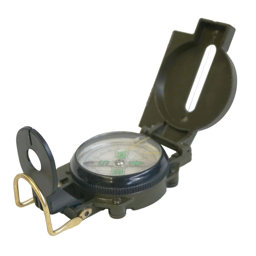 Brújula lensática Hosa WILD TRACK acero - verde camu