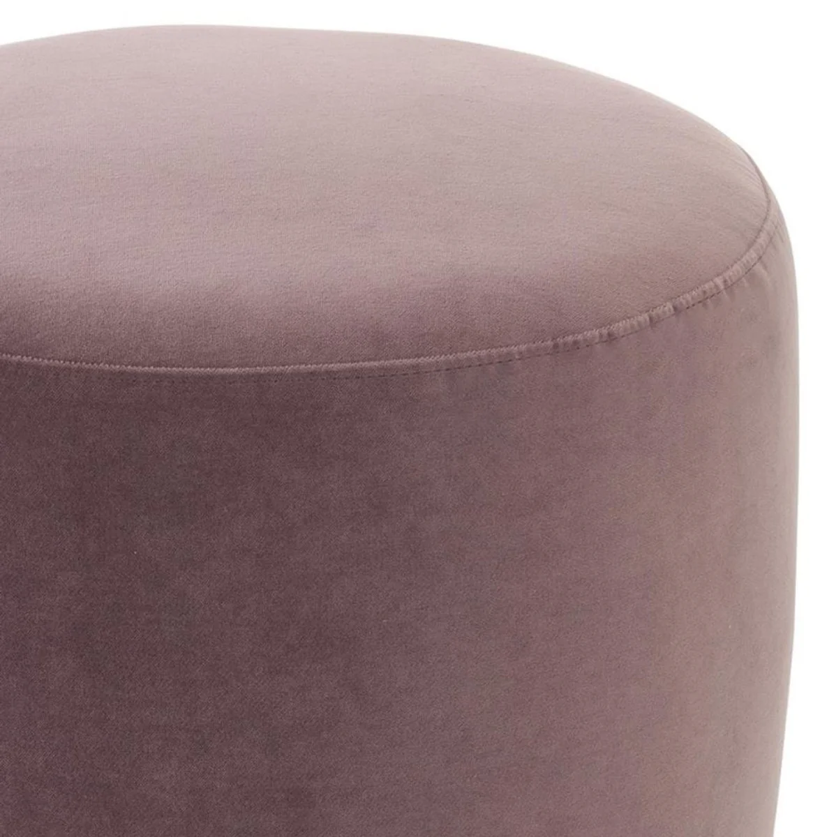 Casa Padrino taburete de lujo violeta / dorado 40 x H. 45 cm - Muebles Para Hoteles