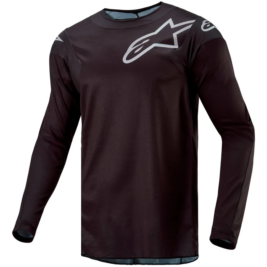 CAMISETA ALPINESTARS RACER GRAPHITE 23 NEGRO
