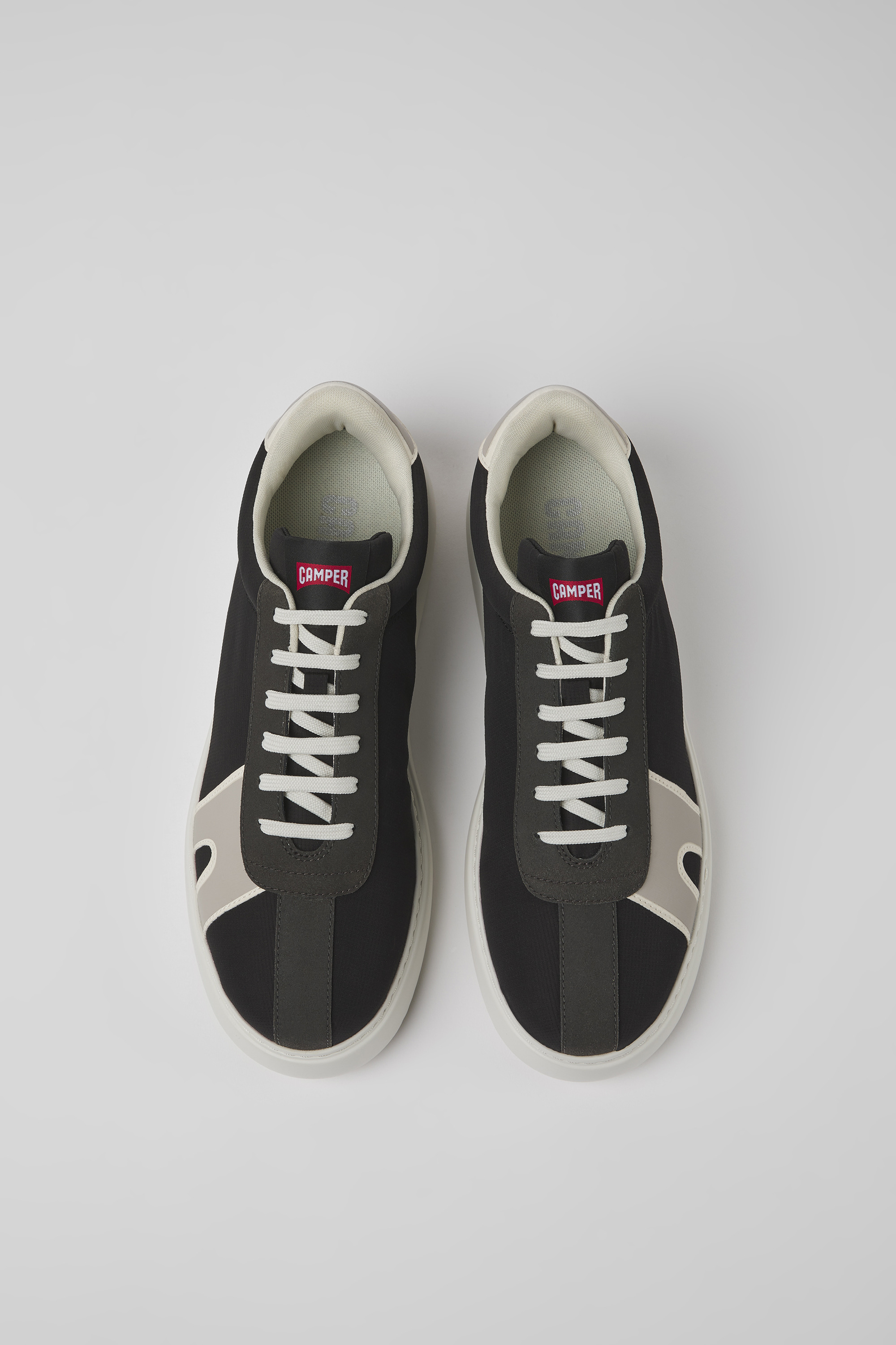 Runner K21 - Black, grey, and white sneakers for men