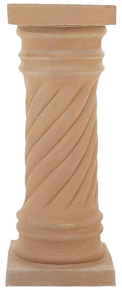 Casa Padrino pilar barroco terracota 40 x 40 x A. 120 cm - Columna decorativa de cerámica hecha a mano - Decoración de Jardín de Terraza Barroco