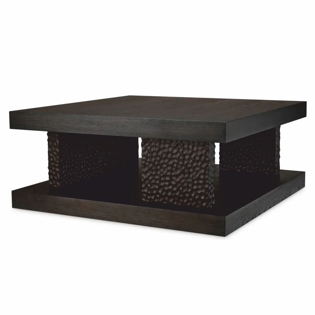 Casa Padrino mesa de centro de lujo negro 100 cm - Muebles para hoteles y salones