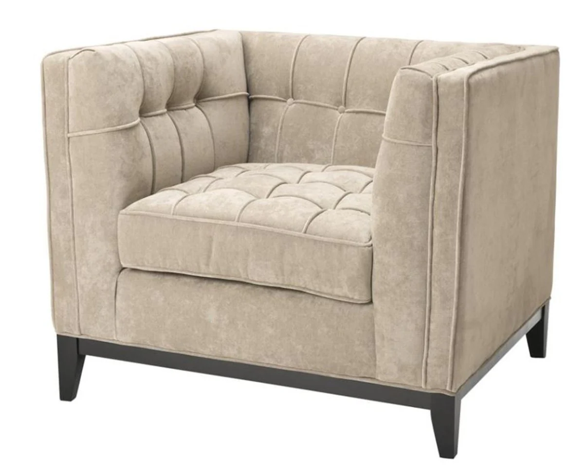 Casa Padrino butaca de lujo crudo 94 x 82 x H. 77 cm - colección de hoteles