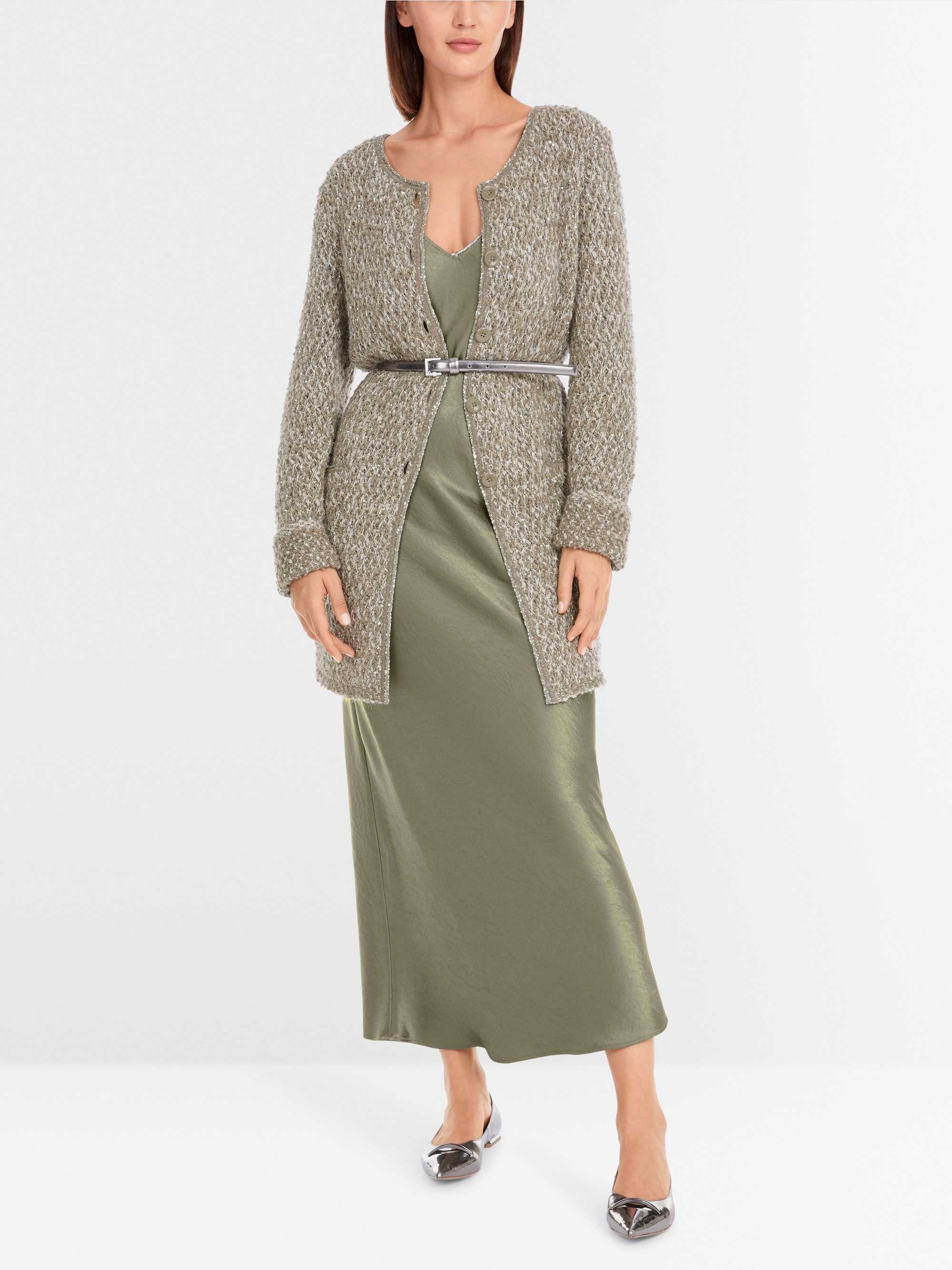 Marc-Cain Shimmering cardigan - knitted in Germany