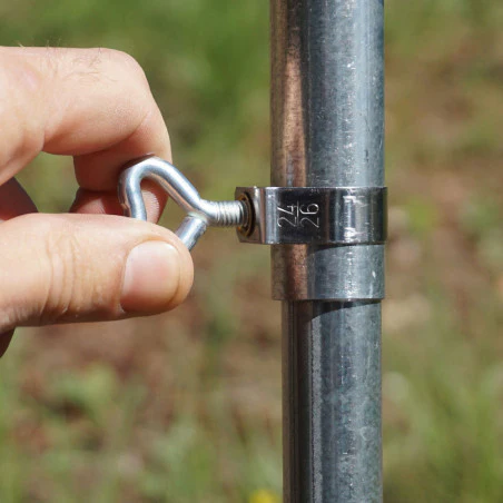 Tubo refuerzo TECHO GRANDE ABRAZADERA A de avancé a caravana - 28 mm