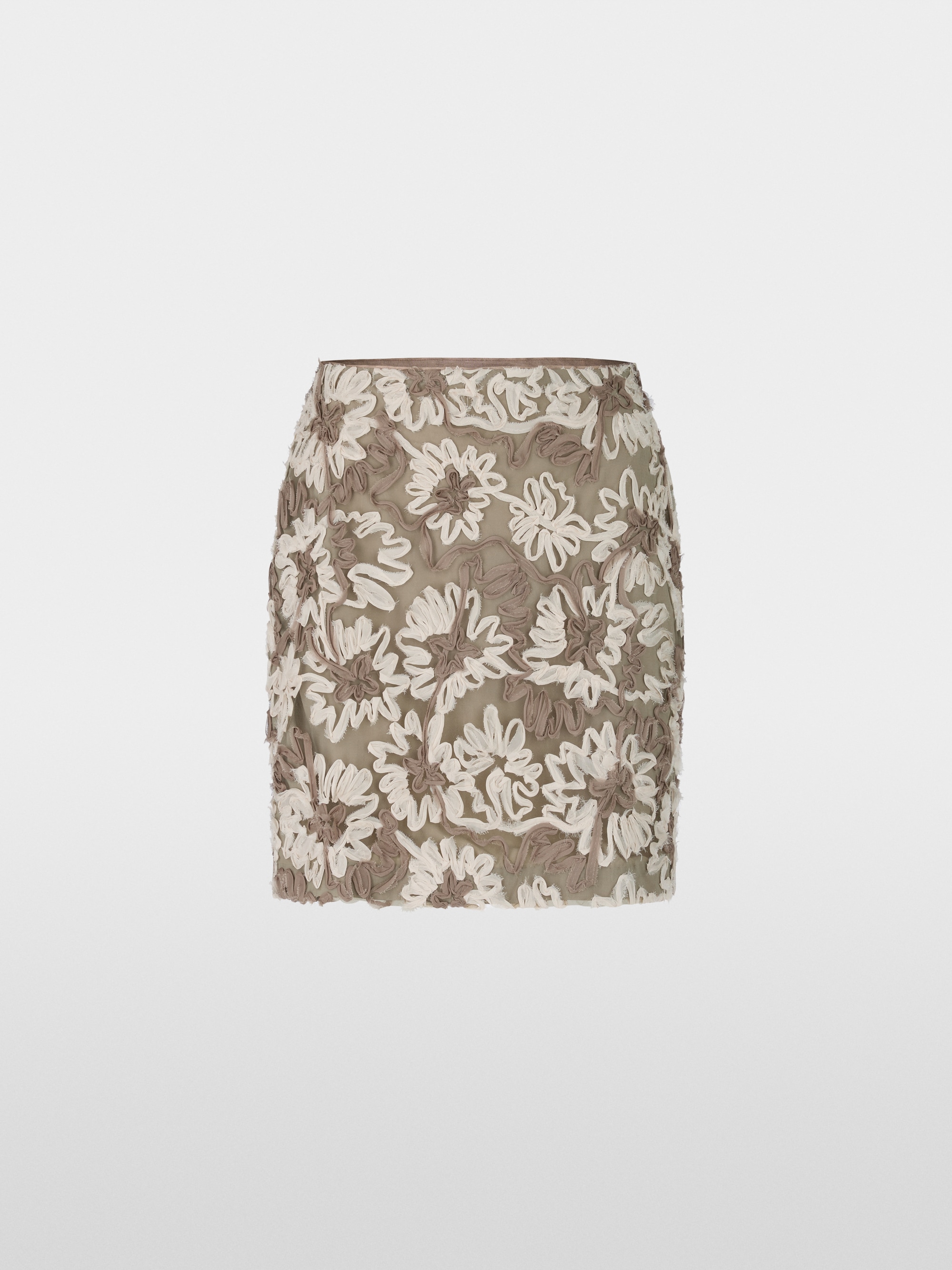 Marc-Cain Mini skirt in floral 3D pattern