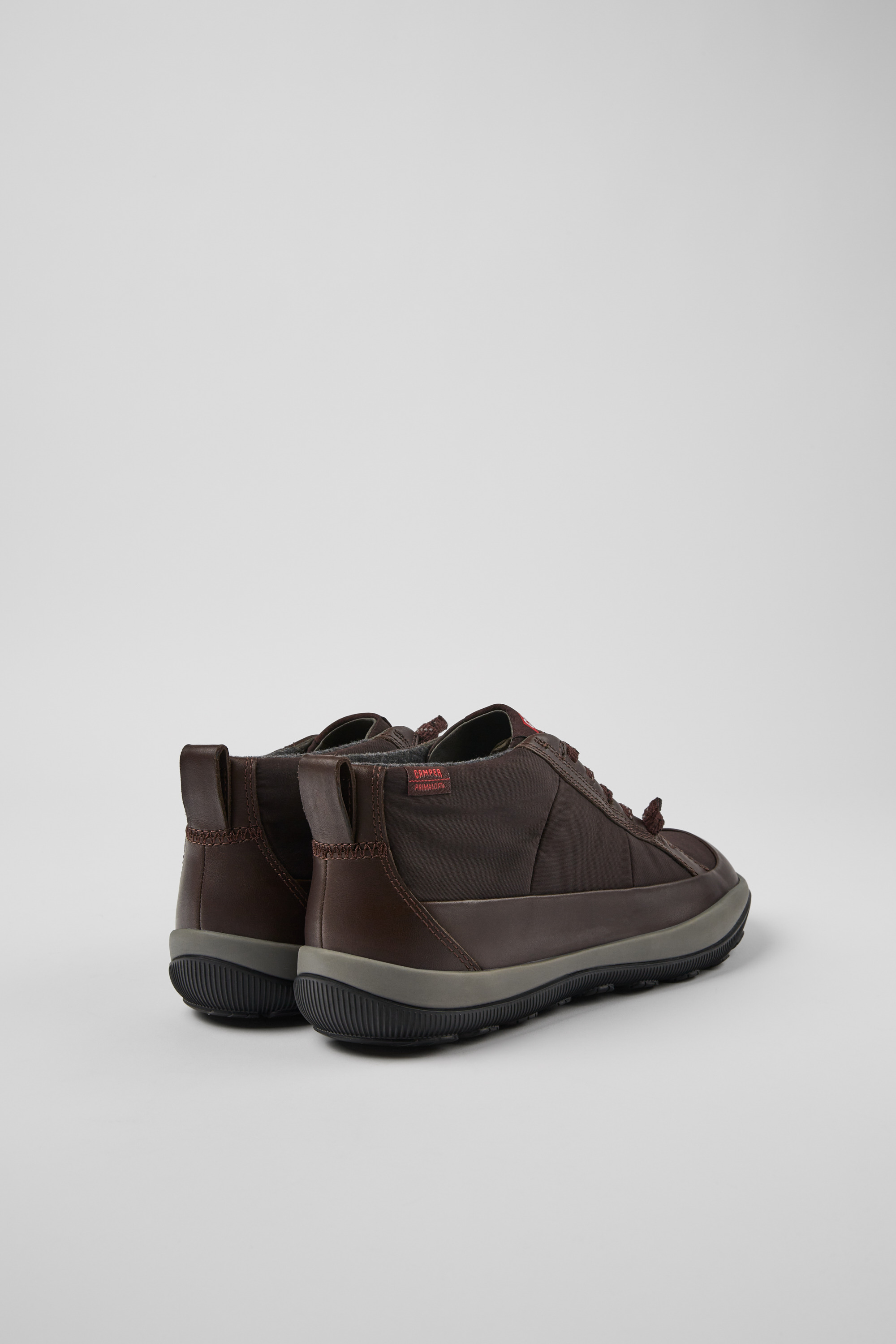 Peu Pista PrimaLoft MICHELIN - Brown ankle boots for women