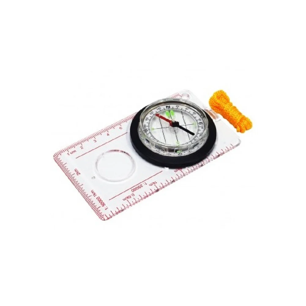 Brújula cartográfica Locust COMPASS MAPAS con lupa - transparente