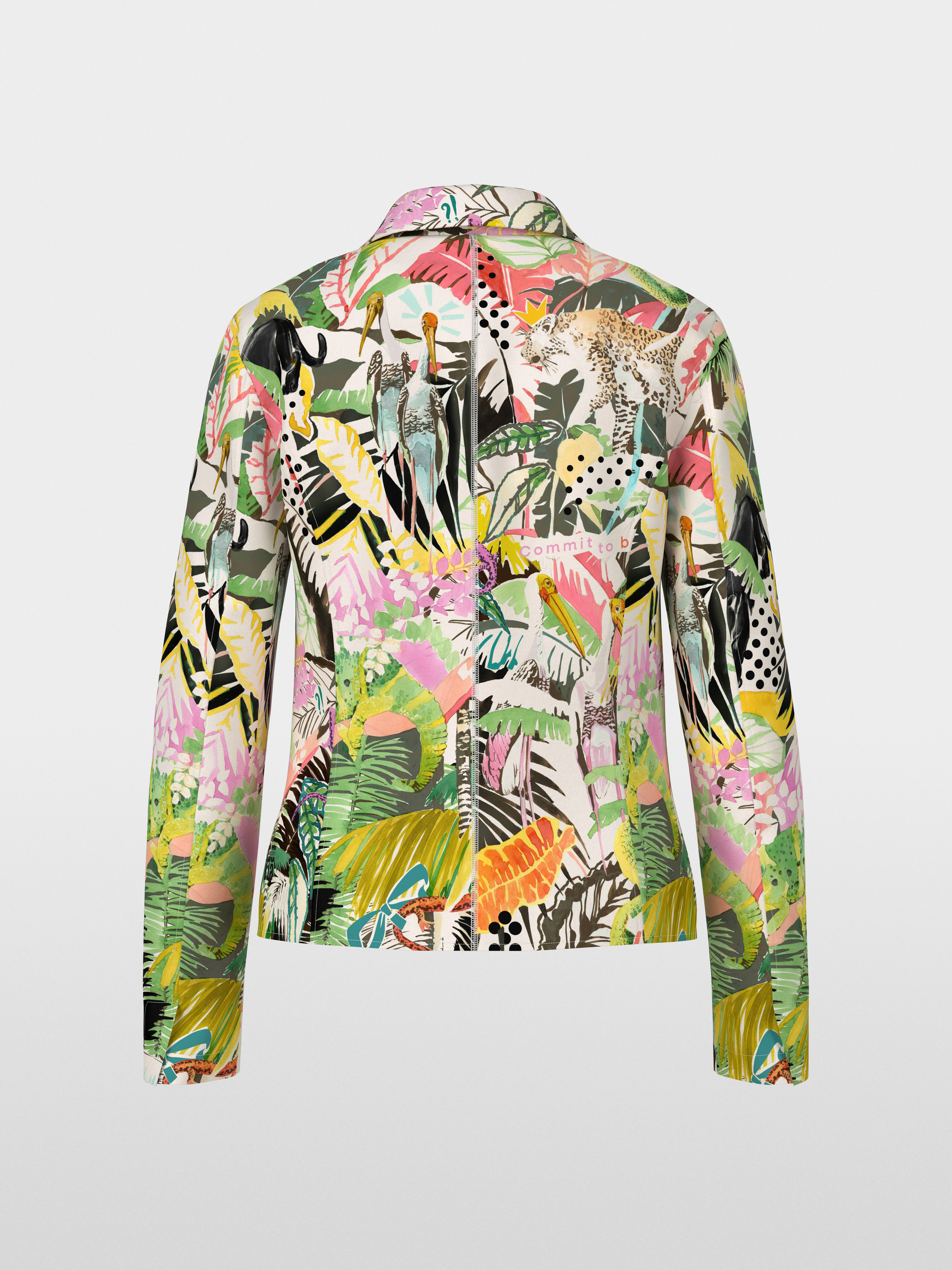 Marc-Cain Slim blazer in scuba jersey