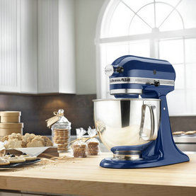 Kitchenaid KSM150PSBW Artisan Series 5-Qt. Tilt-Head Stand Mixer, Blue Willow