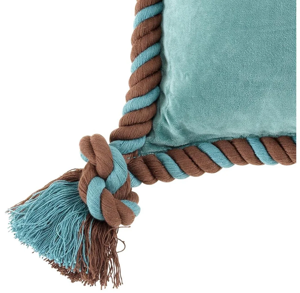 Casa Padrino juego de cojines de 3 aqua azul - colección de sala de estar / hotel de lujo