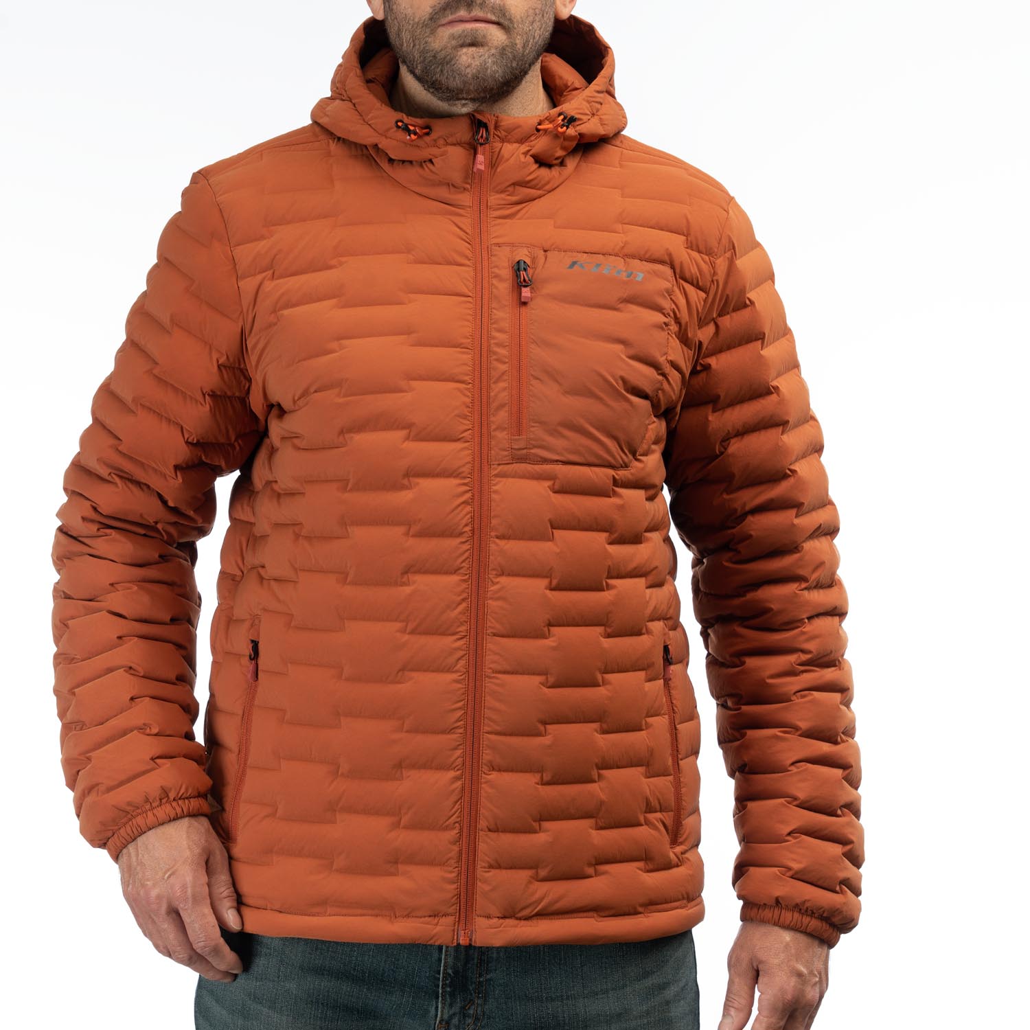 Boulder Stretch Down Hooded Jacket