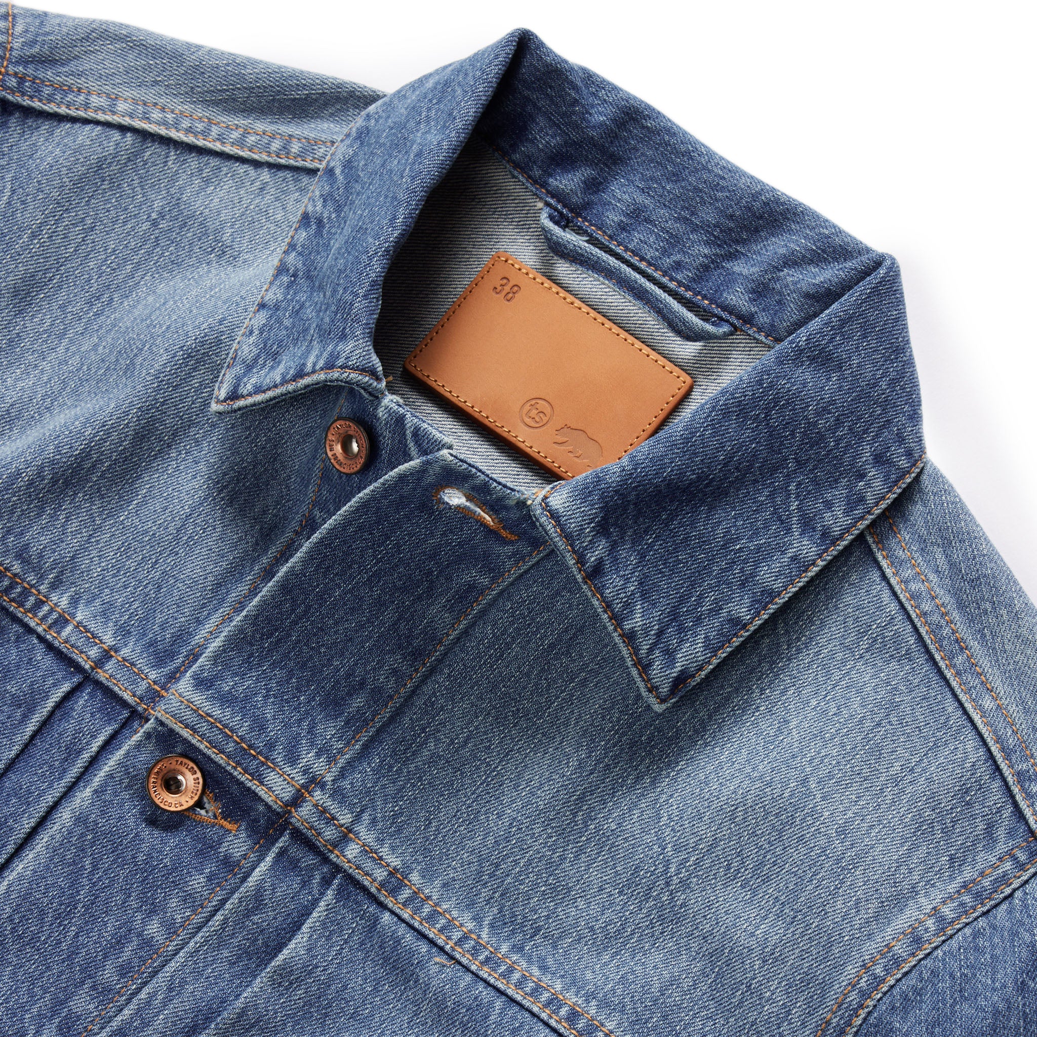 The Ryder Jacket in Sun Bleached Denim