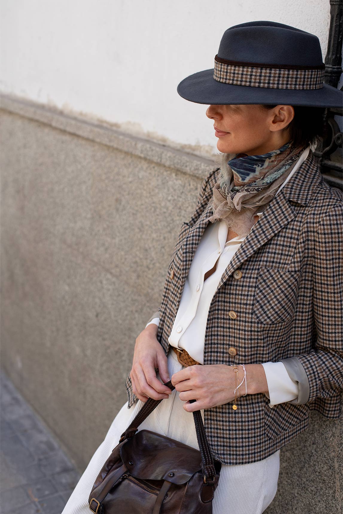 Rivera-spain Sombrero Verona gris | Rivera x Alexia Álvarez de Toledo