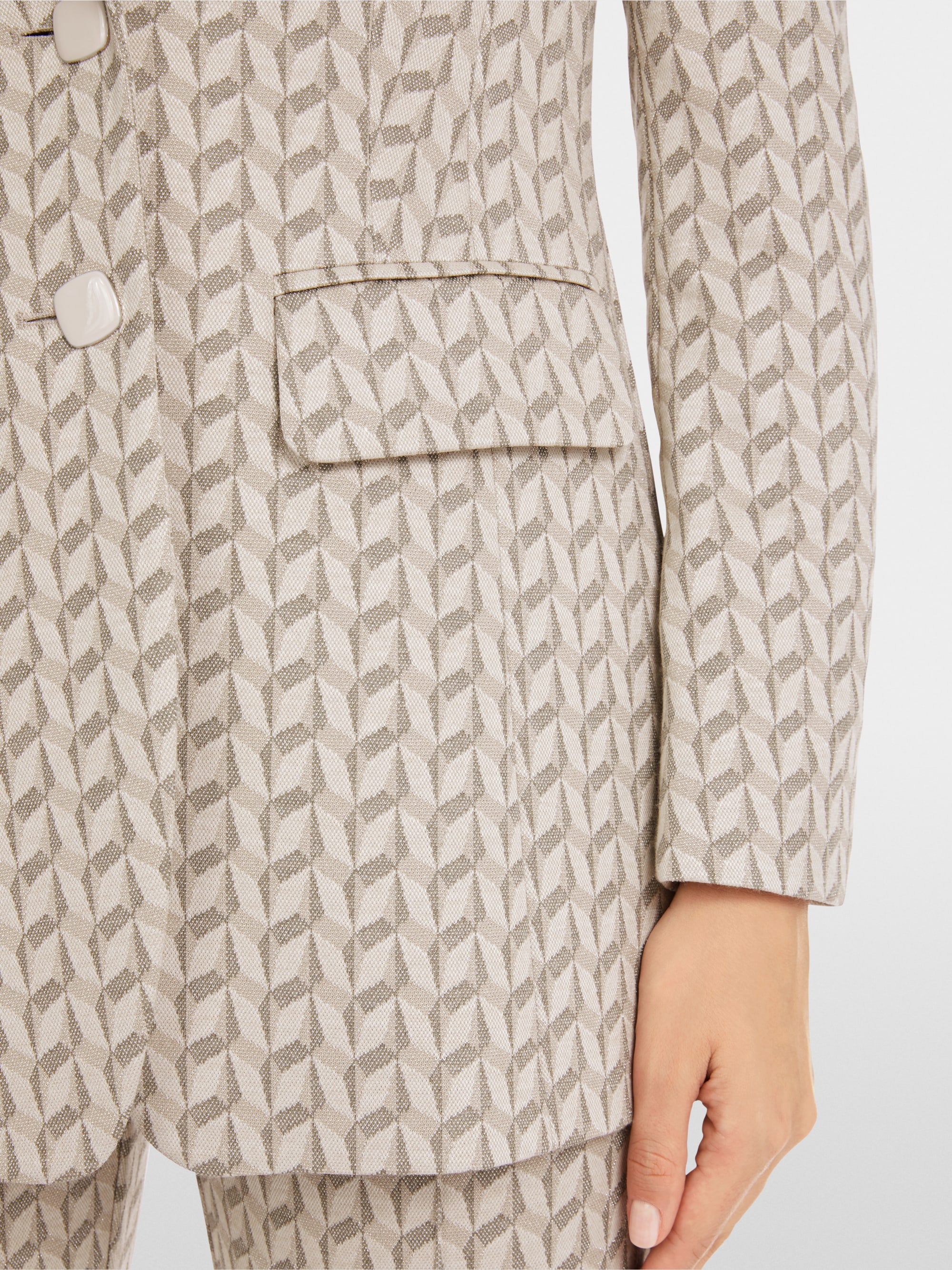 Marc-Cain Blazer in graphic jersey jacquard