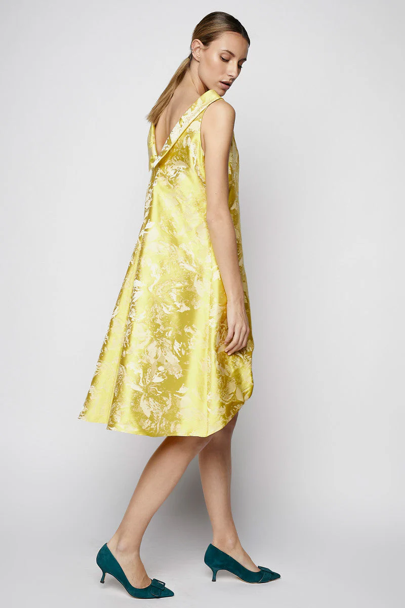 Rivera-spain Vestido Margarita amarillo