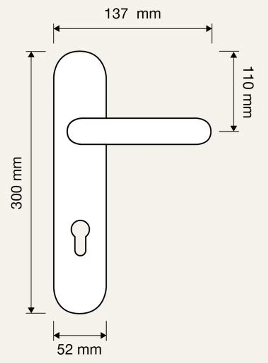 Casa Padrino conjunto de manija de puerta barroco de lujo con cristales de Swarovski oro 13,7 x H. 30 cm - Primera Calidad Made in Italy