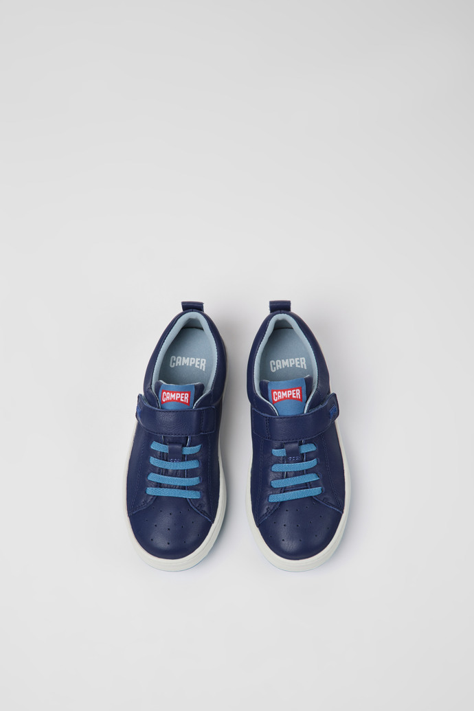 Runner Blue leather sneakers for boys