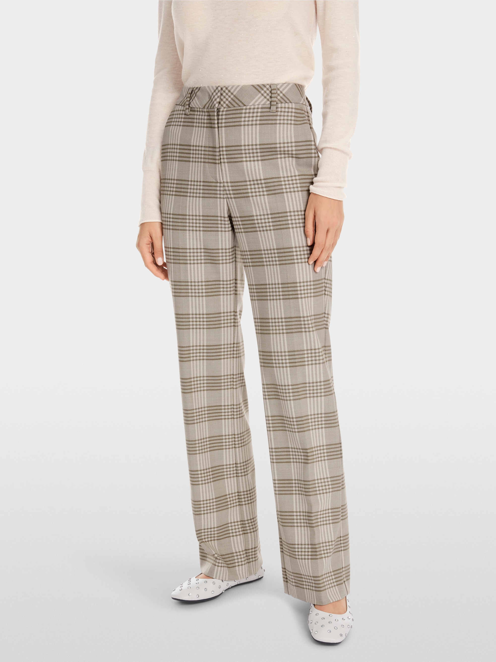 Marc-Cain FAID trousers in check design