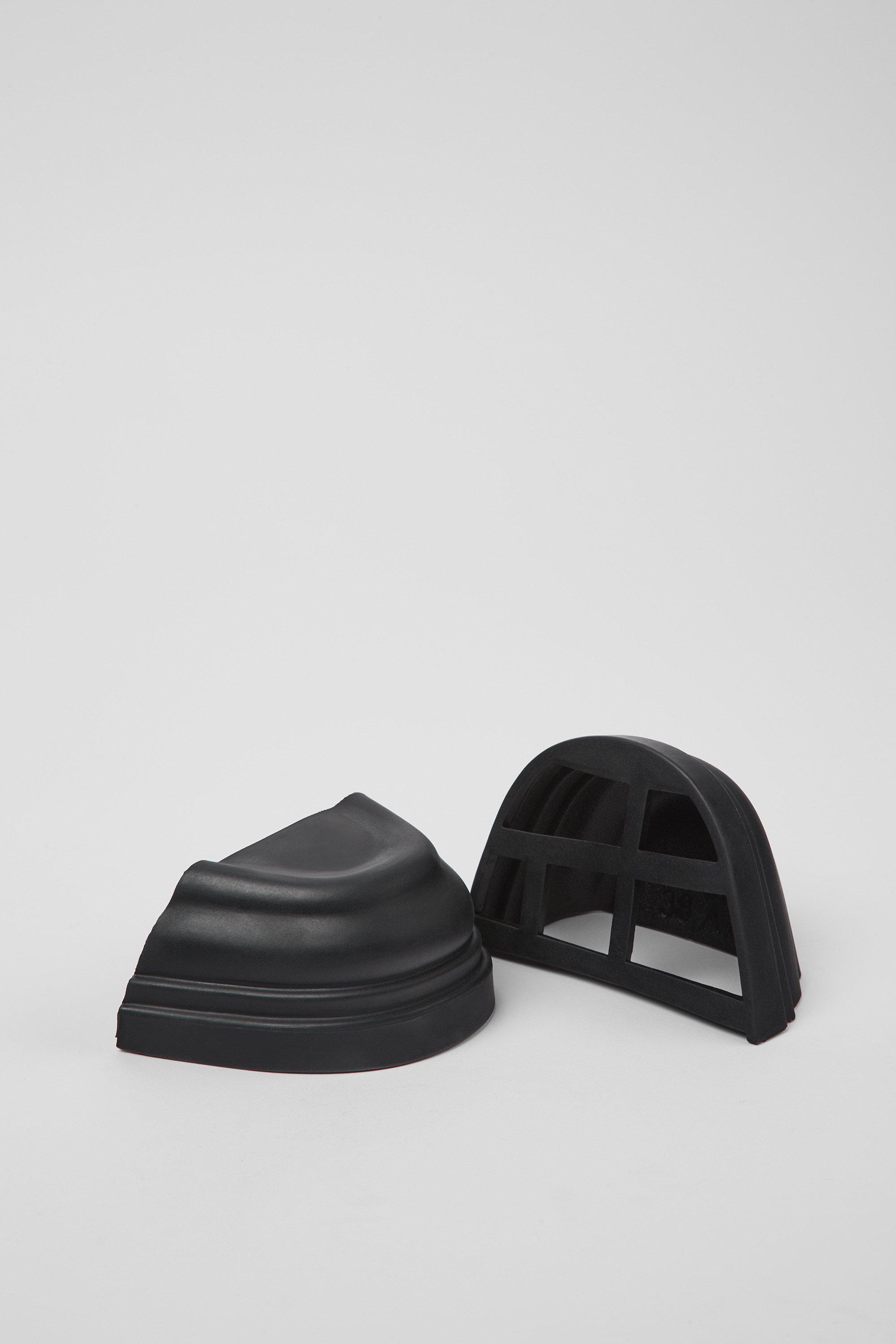 Junction Toe Caps - Black rubber toe caps