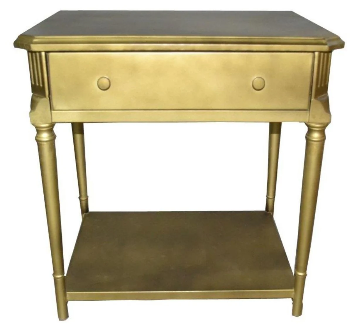 Casa Padrino luxury bedside table with drawer - Antique Style Side Table