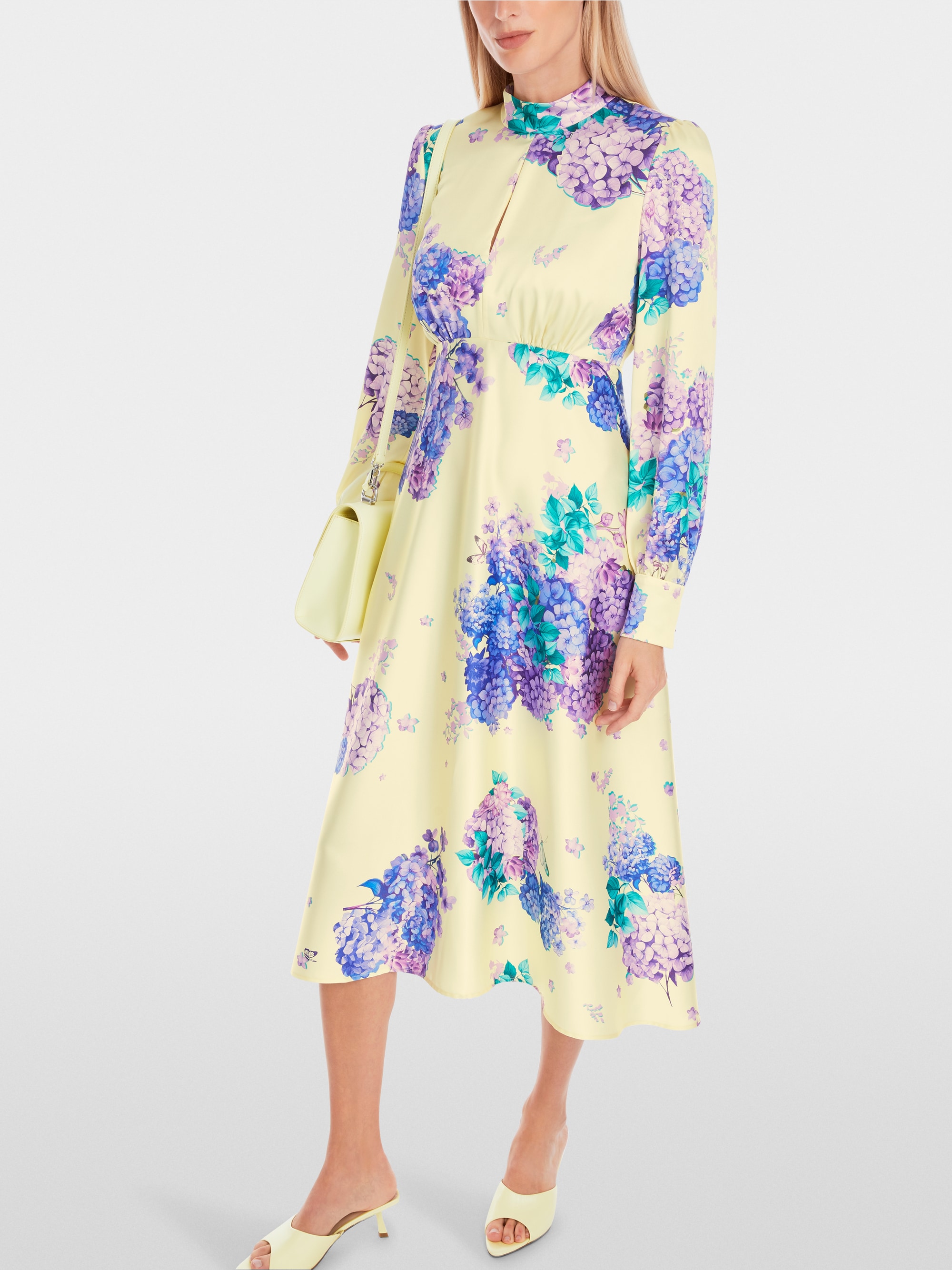 Marc-Cain 70s Rethink Together pussy bow dress