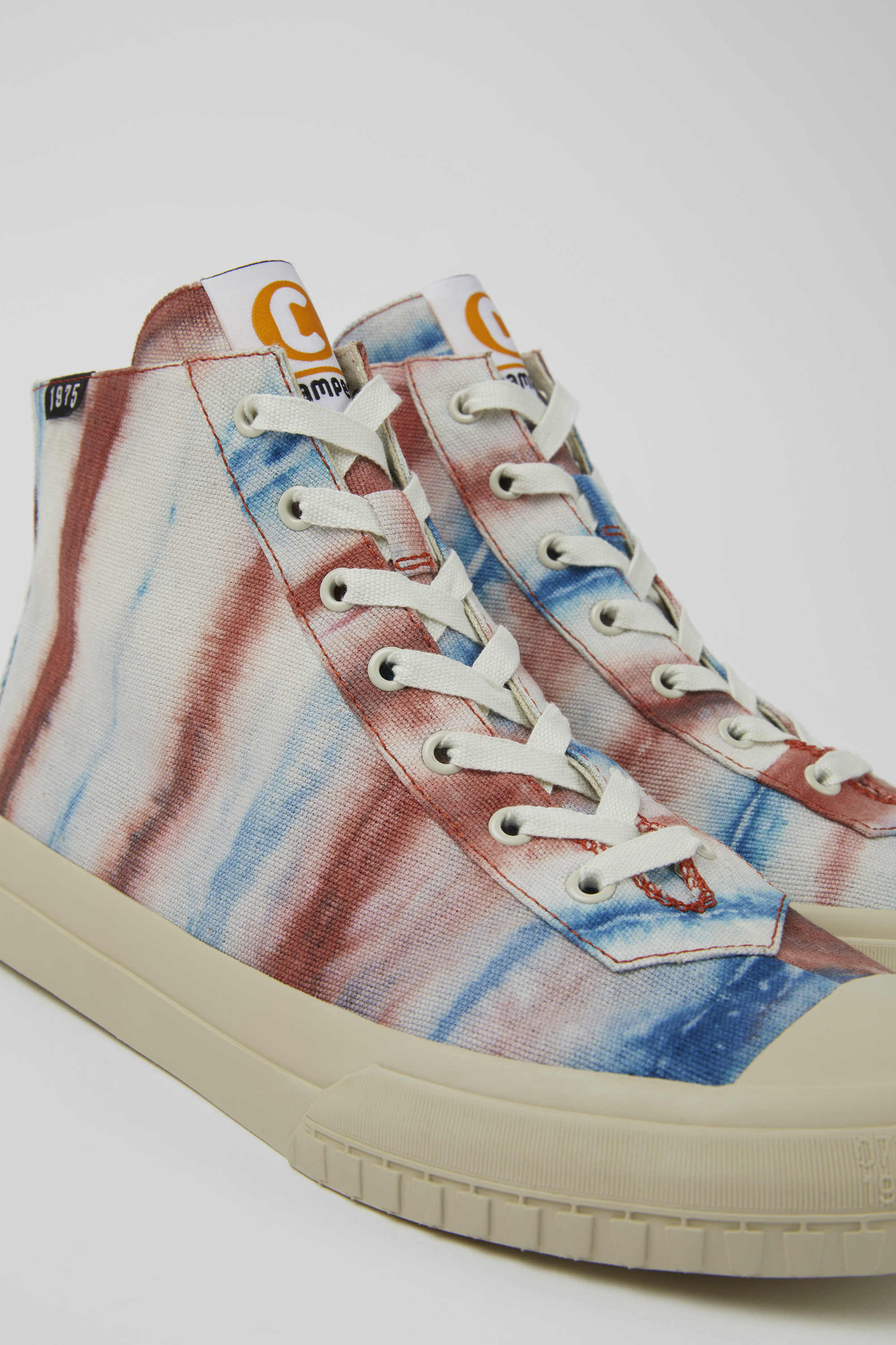 Camper x EFI - Multicolored organic cotton sneakers for men