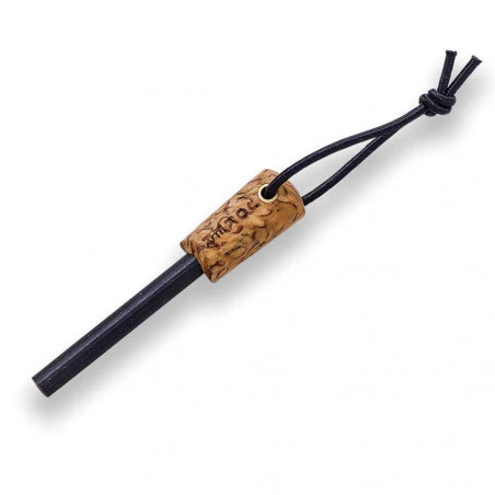 Joker BS9 Nórdico Abedul Rizado con ferrocerio - Cuchillo de supervivencia y bushcraft