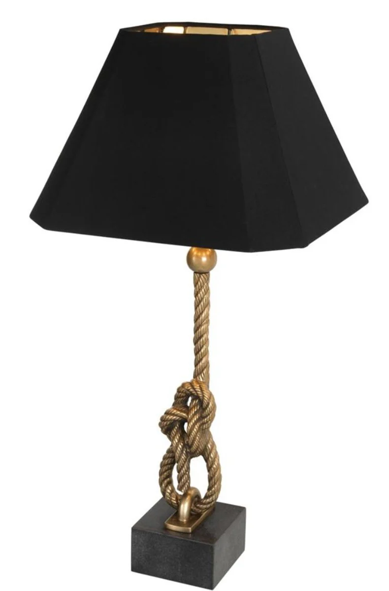 Casa Padrino lat¨®n l¨¢mpara de mesa de lujo con base de granito - colecci¨®n del dise?ador