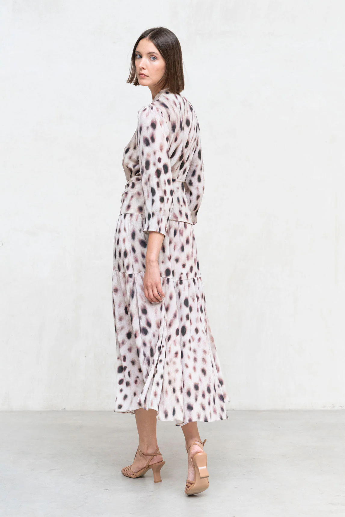 Rivera-spain Vestido Savia estampado