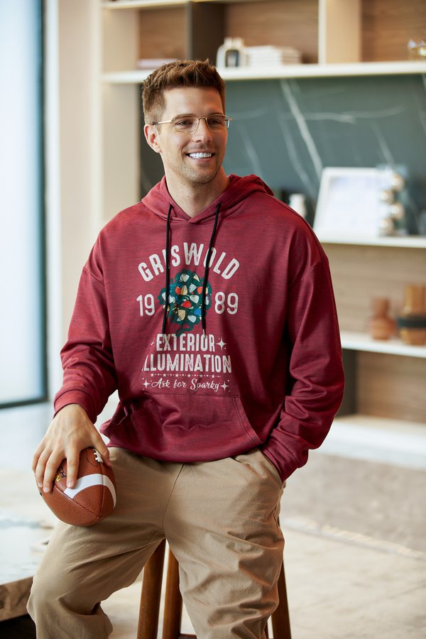 Christmas Text Letters Hoodie Sweatshirt