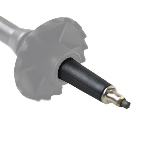 2 Recambio universal PUNTA DE TUNGSTENO para bastón de trekking