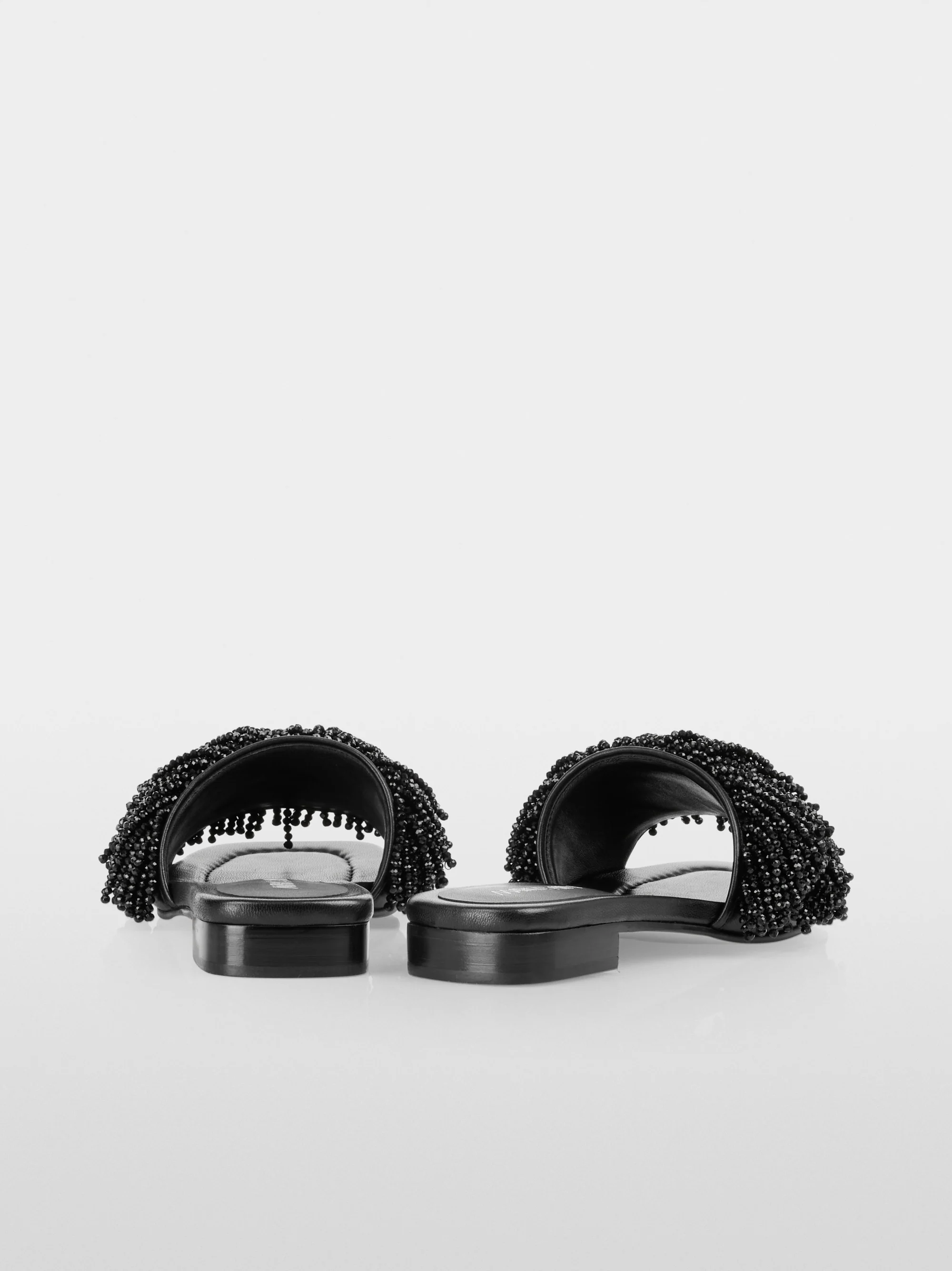 Marc-Cain Flat mules with pearl straps