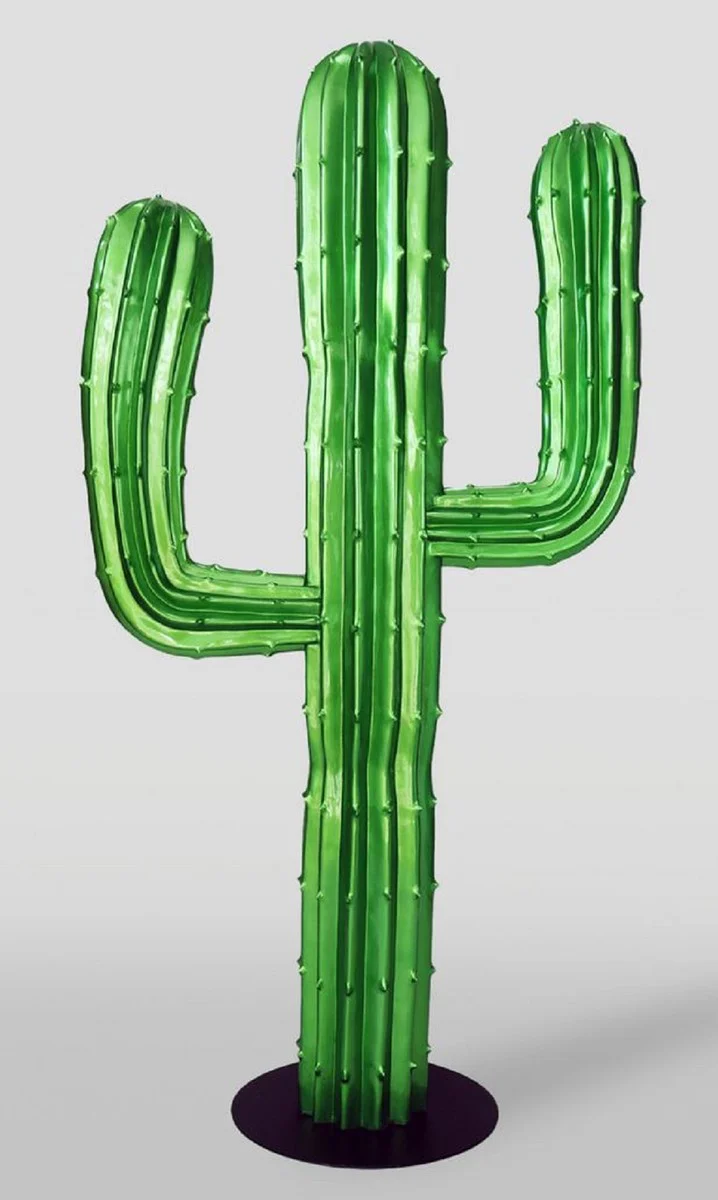Casa Padrino cactus decorativo XXL verde / negro A. 180 cm