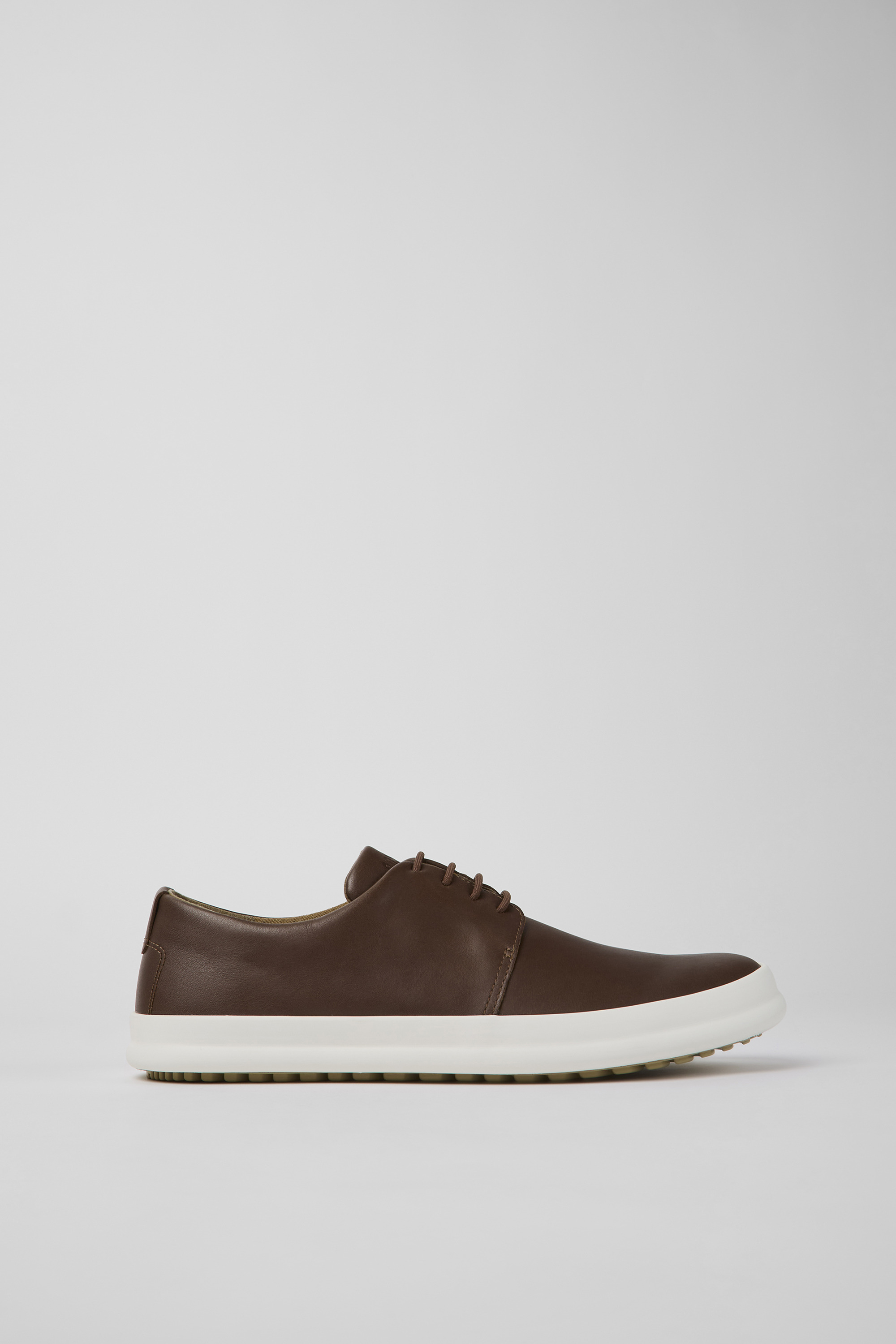 Chasis - Brown leather shoes for men
