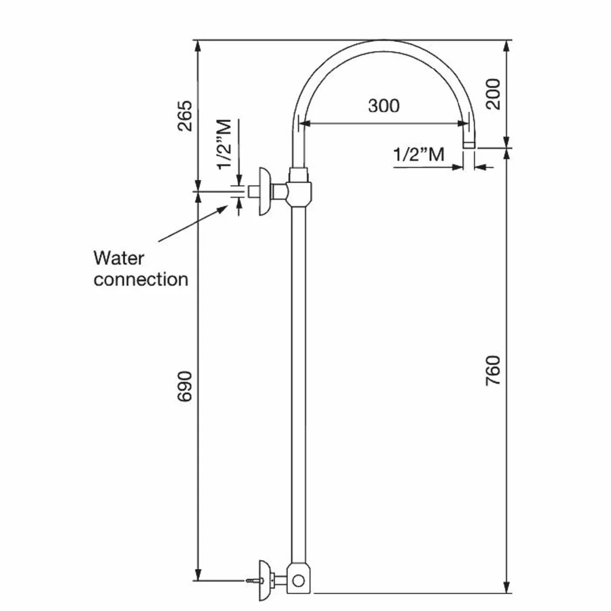 Casa Padrino conjunto de ducha de baño de lujo oro / negro - Hecho en Italia