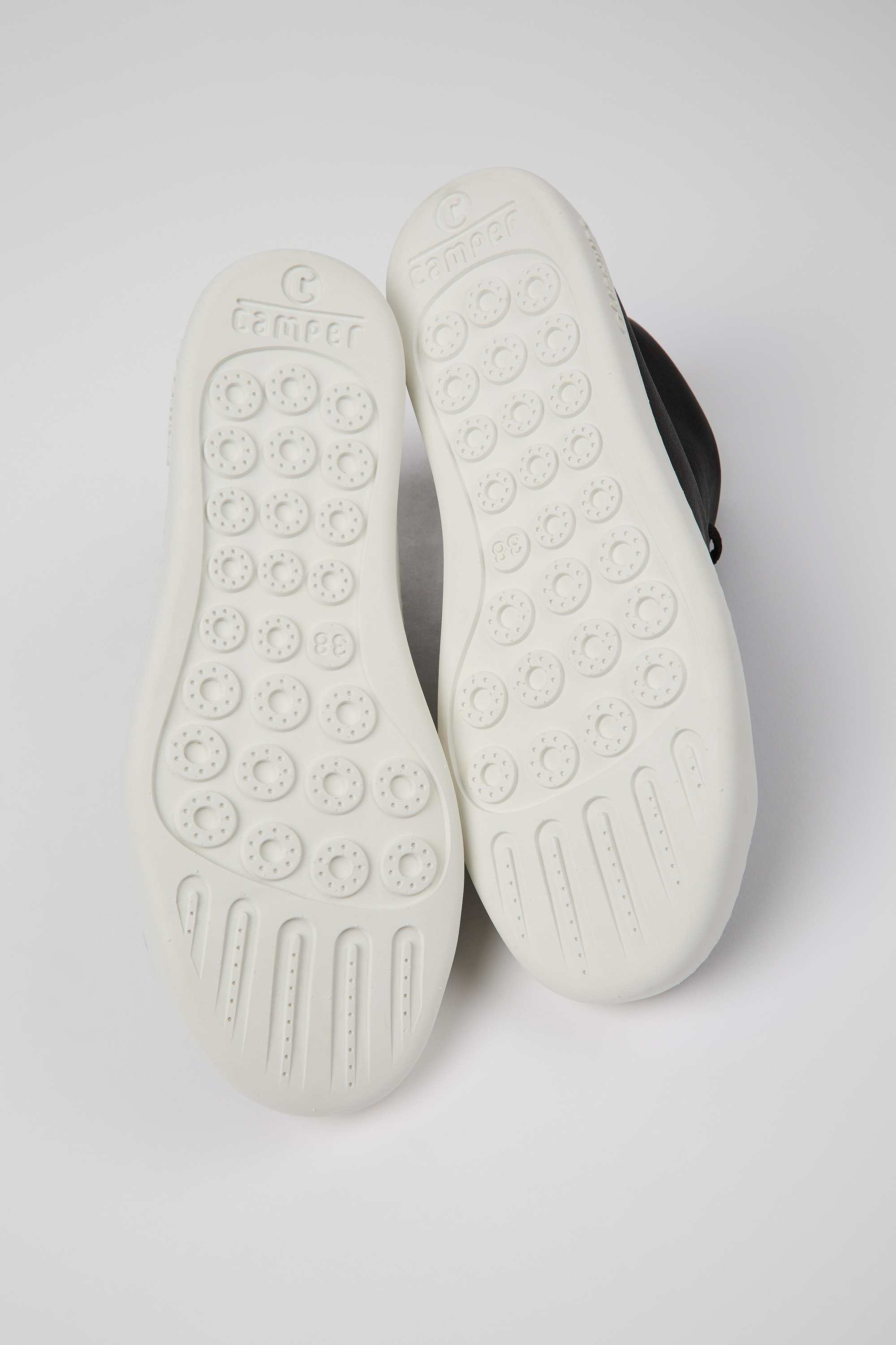 Peu Touring - Black leather sneakers for women