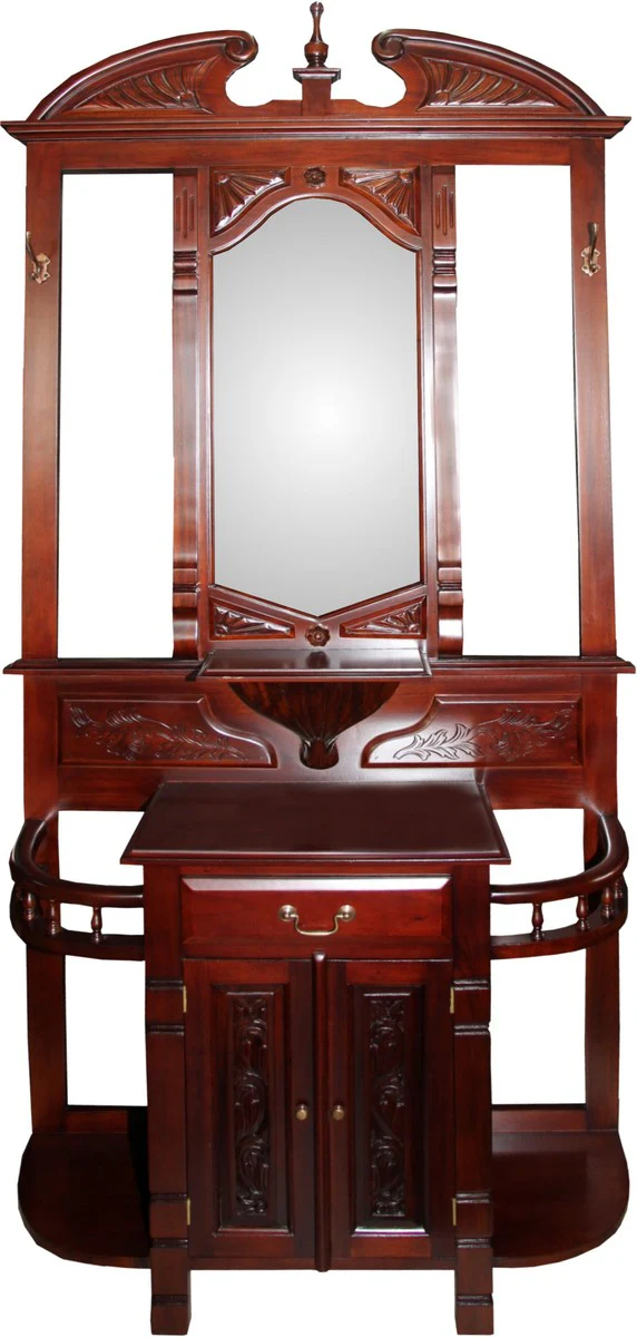 Casa Padrino Baroque Luxury Wardrobes Wardrobe Brown - Wardrobe 98 x 34 x 220 cm - Limited Edition